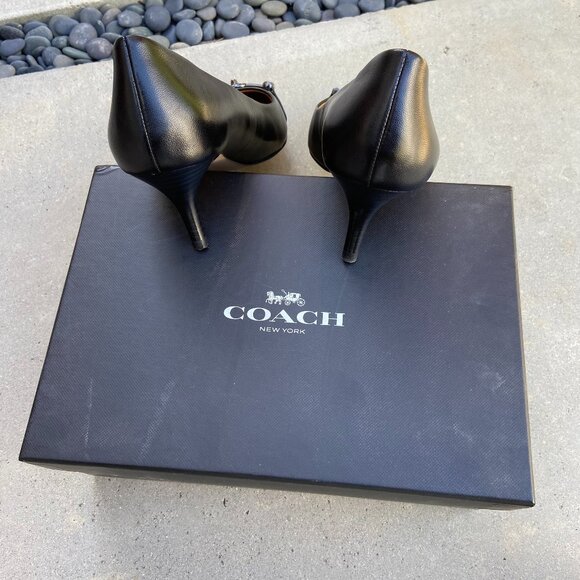 COACH Lauri Kitten Heel Pumps - Picture 4 of 7